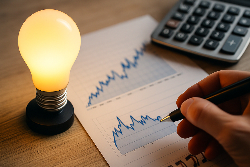 Intelligente Stromprofillieferung - Energieanalyse mit innovativen Technologien und Datenvisualisierung für maßgeschneiderte B2B Energielösungen
